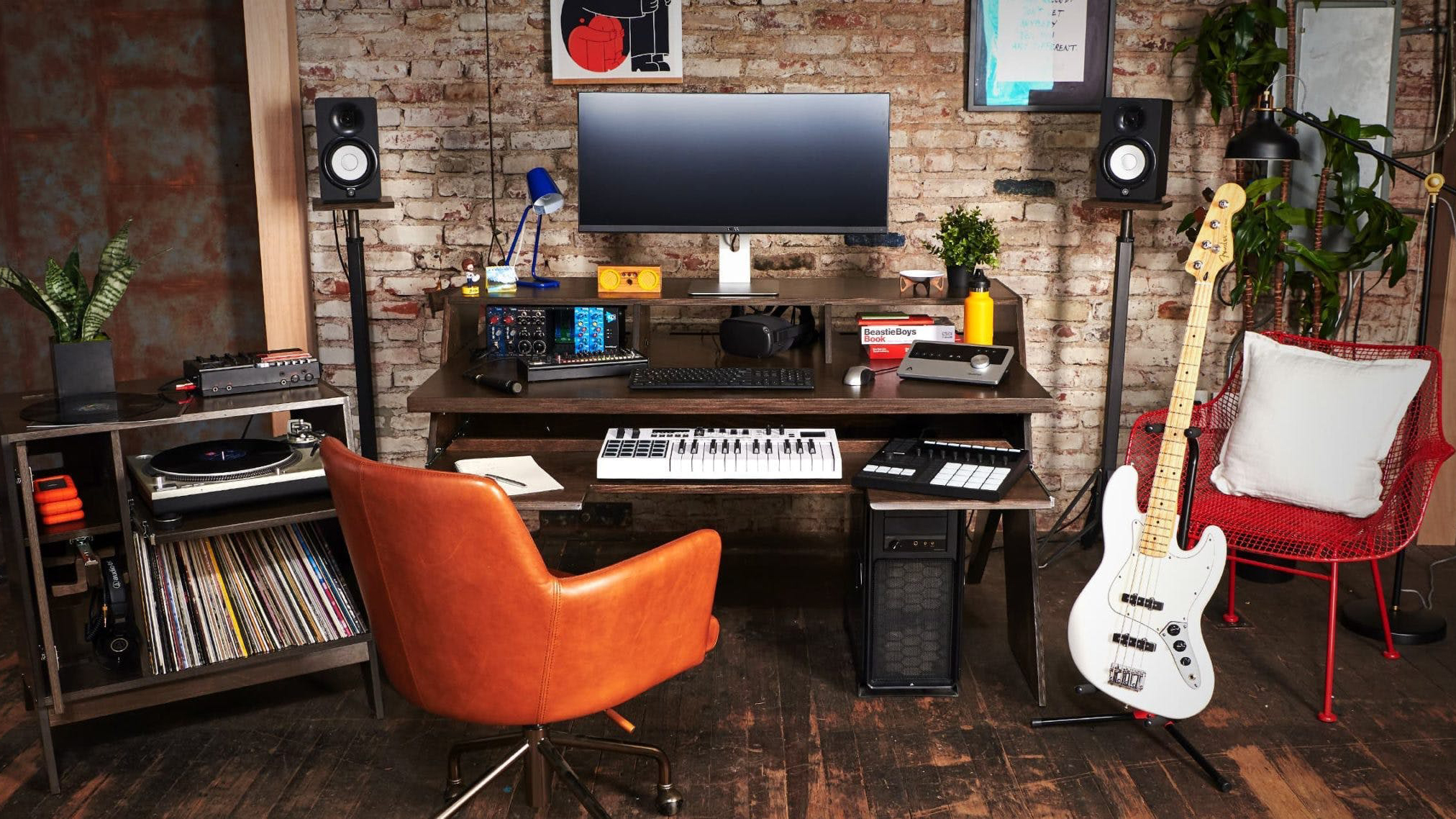 Recording Studio Guitar Setup