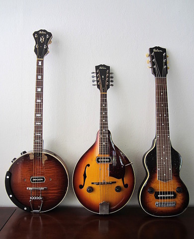 Vintage electric guitars